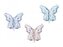 Balony foliowe do girland Motyle mix 19x23cm 21szt