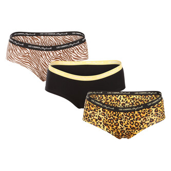 3PACK dámské kalhotky Lee Cooper vícebarevné (PO41123) S