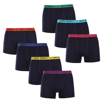 7PACK pánské boxerky Lee Cooper tmavě modré (PO41016) 3XL