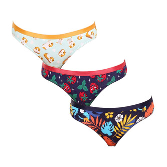 3PACK veselé dámské kalhotky Dedoles (GMFB1223748) M