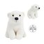 Pluszowy Bozami Niedźwiedź polarny 23cm