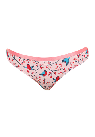 Veselé dámské kalhotky Dedoles Ptáčci v jeřabině (D-W-UN-BB-C-C-919) L