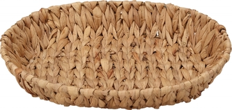 Pletený košík z vodního hyacintu 35x28x6 cm