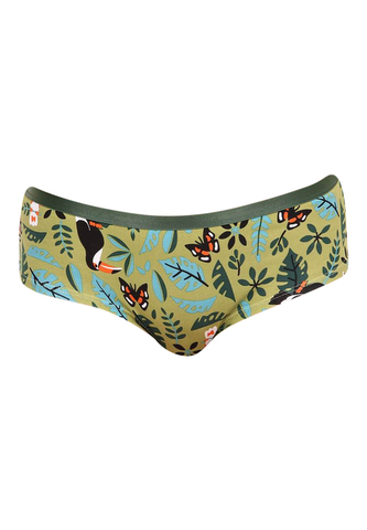 Veselé dámské kalhotky Dedoles Ptáčci z džungle (D-W-UN-HB-C-C-244) L