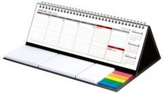 Kalendarz 2026 z notesem Maxi tygodniowy czarny