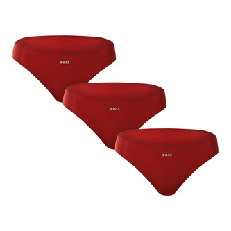 3PACK dámské kalhotky BOSS červené (50527245 610) M