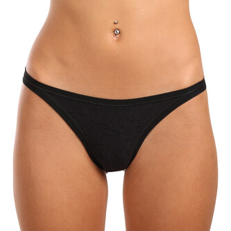 Dámská tanga Lovelygirl černá (1992-black) XL