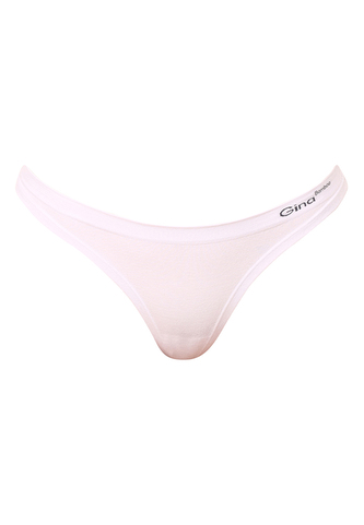 Dámská tanga Gina bambusová bílá (05014-MxB) L