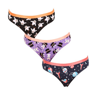3PACK veselé dámské kalhotky Dedoles (GMFB03920251) XL