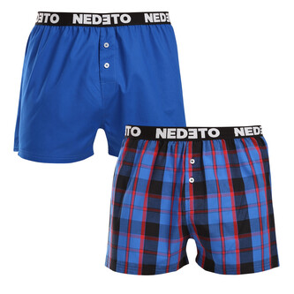 2PACK pánské trenky Nedeto vícebarevné (2NTC011) M