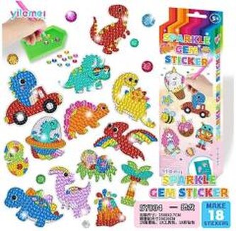 Diamentowa mozaika Sparkle dino