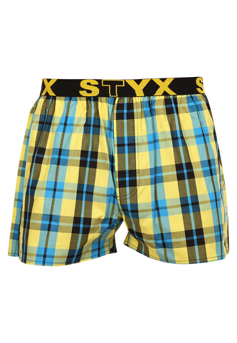 Pánské trenky Styx sportovní guma vícebarevné (B933) XL