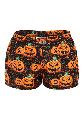 Dámské trenky Styx art klasická guma Halloween dýně (K1755) XL