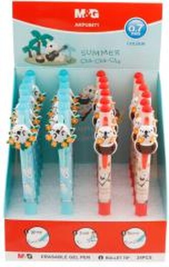 Długopis żelowy Cha Cha niebieski (24szt)