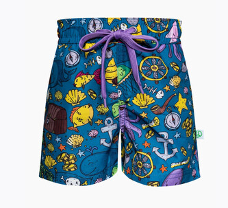 Veselé chlapecké plavky Dedoles Život piráta (D-K-SCL-S-SSH-C-1261) 1-2 roky