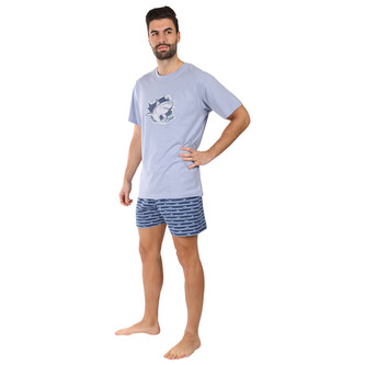 Pánské pyžamo Gino vícebarevné (79170-LBMMGM) L