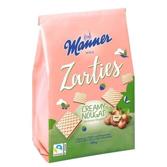 Oplatky Manner - Zarties, nugát, 200 g