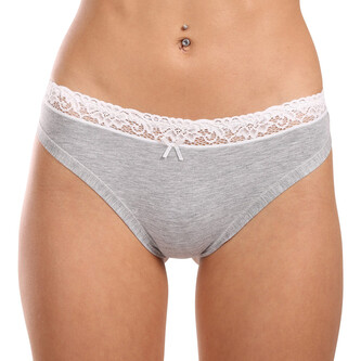Dámská tanga Lovelygirl šedá (8307-grey) XL