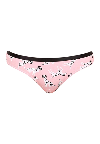 Veselé dámské kalhotky Dedoles Růžoví dalmatini (GMFB146) L