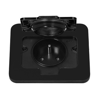 ORNO OR-GM-9031/B Zásuvka zápustná s víčkem