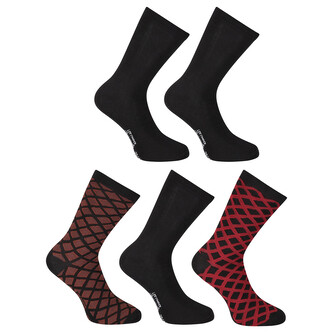 5PACK ponožky Lee Cooper vysoké vícebarevné (PO41021) L