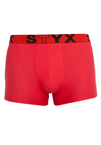 Pánské boxerky Styx sportovní guma červené (G1064) XXL