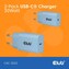 Club3D Nabíječka, USB-C, Power Delivery 15V/2A, 2-pack, modrá