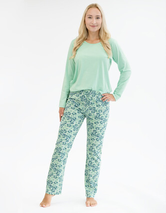 Dámské pyžamo Gina vícebarevné (19159-LYMDZM) XXL