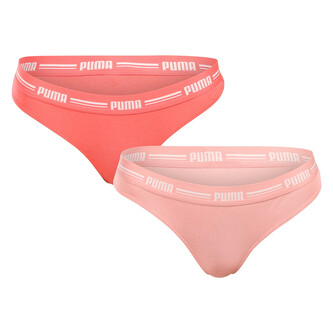 2PACK dámská tanga Puma růžová (603034001 025) S