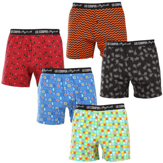 5PACK pánské trenky Lee Cooper vícebarevné (5xPO38811/1) M