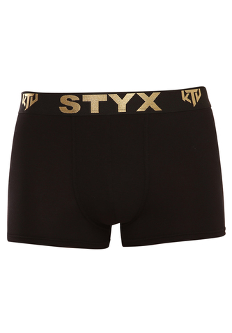Pánské boxerky Styx / KTV sportovní guma černé - černá guma (GTC960) L