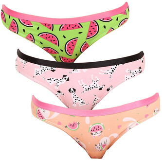 3PACK veselé dámské kalhotky Dedoles (GMFB13174836) XL