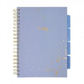 Kołozeszyt Pads B5/100K kratka Marmur niebieski