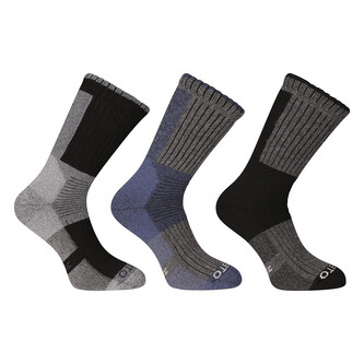 3PACK ponožky Nedeto vysoké zimní vícebarevné (3NWV1) S