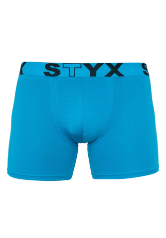 Pánské boxerky Styx long sportovní guma světle modré (U969) S