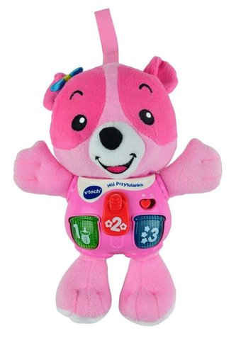Miś przytulanka różowy VTECH