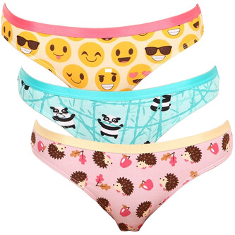 3PACK veselé dámské kalhotky Dedoles (GMFB085969) M