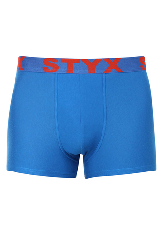 Pánské boxerky Styx sportovní guma modré (G1167) L