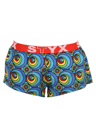 Dámské trenky Styx art sportovní guma kruhy (T1151) M