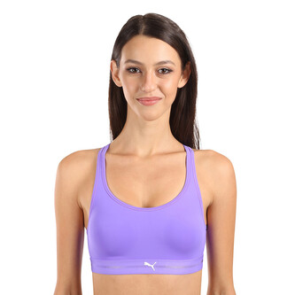 Dámská sportovní podprsenka Puma fialová (701228124 003) S