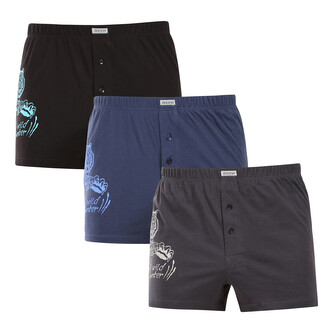 3PACK pánské trenky Andrie vícebarevné (PS 5853) M