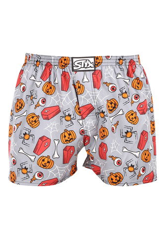 Pánské trenky Styx art klasická guma Halloween rakve (A1752) M