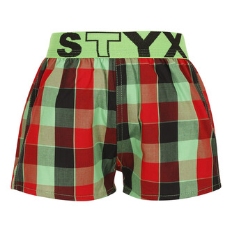 Dětské trenky Styx sportovní guma vícebarevné (BJ938) 6-8 let