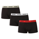 3PACK pánské boxerky HUGO černé (50532611 977) XL
