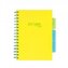 Kołozeszyt Pads A5/100K kratka Neon żółty