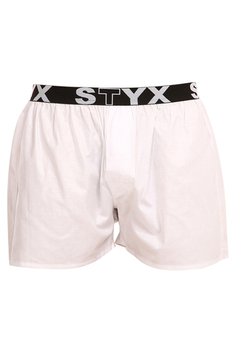 Pánské trenky Styx sportovní guma bílé (B1061) L
