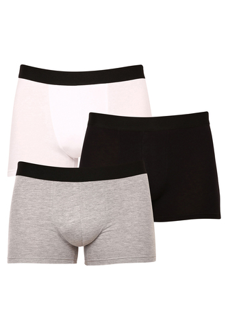 3PACK pánské boxerky Nedeto vícebarevné (3NDTB1002) 3XL