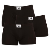 3PACK pánské boxerky Styx klasická guma černé (Q9606060) L