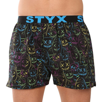 Pánské trenky Styx art sportovní guma masky (B1853) L