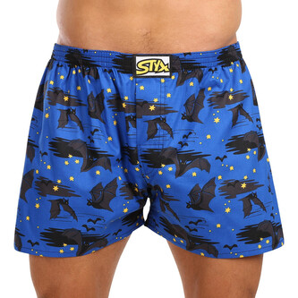 Pánské trenky Styx art klasická guma nadrozměr netopýr (E1759) 3XL